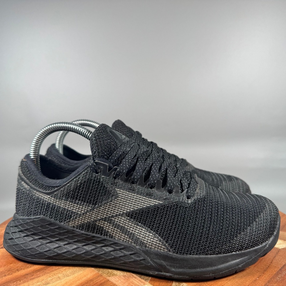 Reebok CrossFit Nano 9 Womens 7.5 Black Training Shoes DV6364 Flexweave